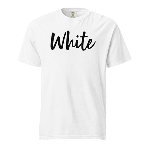 100% ringspun cotton, color: White