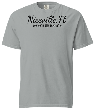 Niceville H.S. Coordinates with Unique Steampunk Compass T-Shirt
